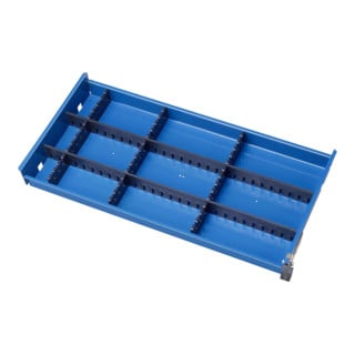 Jeu de séparations Rau pour tiroirs LxPxH 70x280x105/130 3 + 2 barres de quadrillage