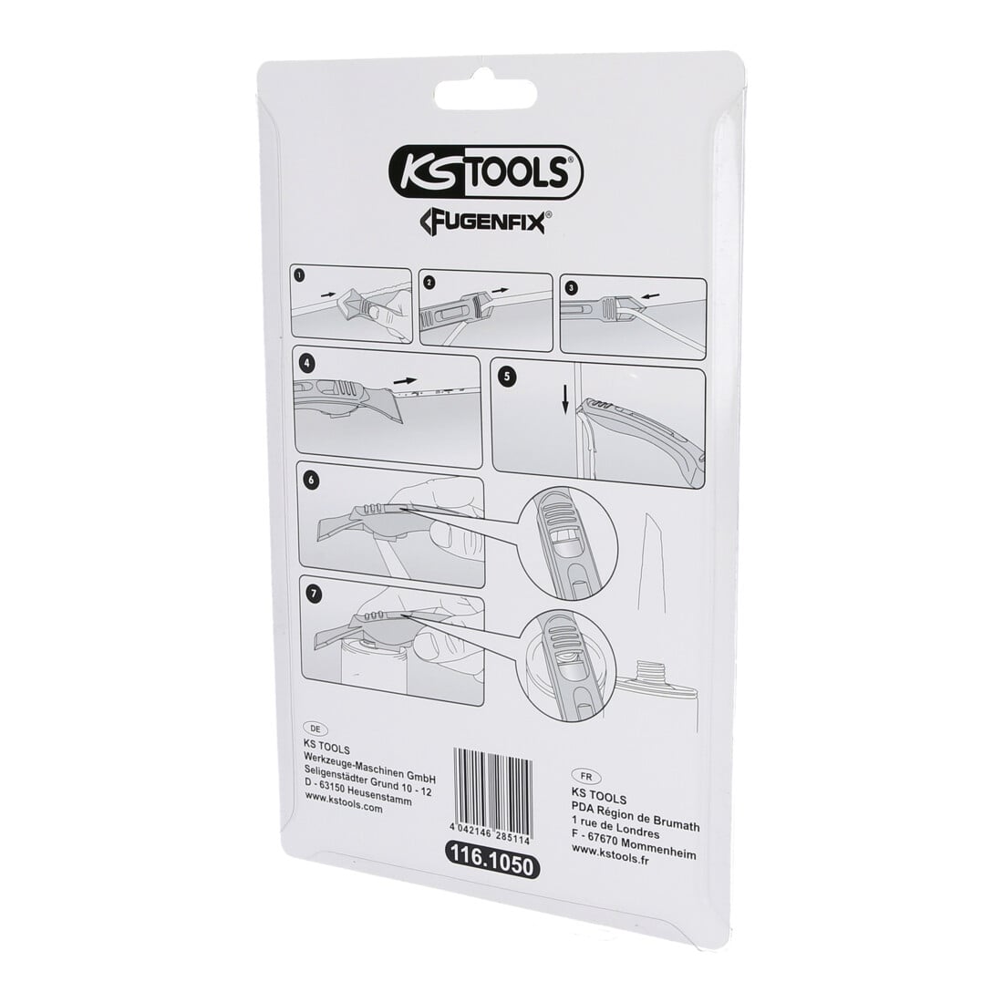 Jeu de spatules et grattoirs FUGENFIX, 7 pcs.