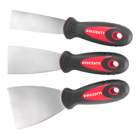 Jeu de spatules inoxydables Facom, 3 pièces