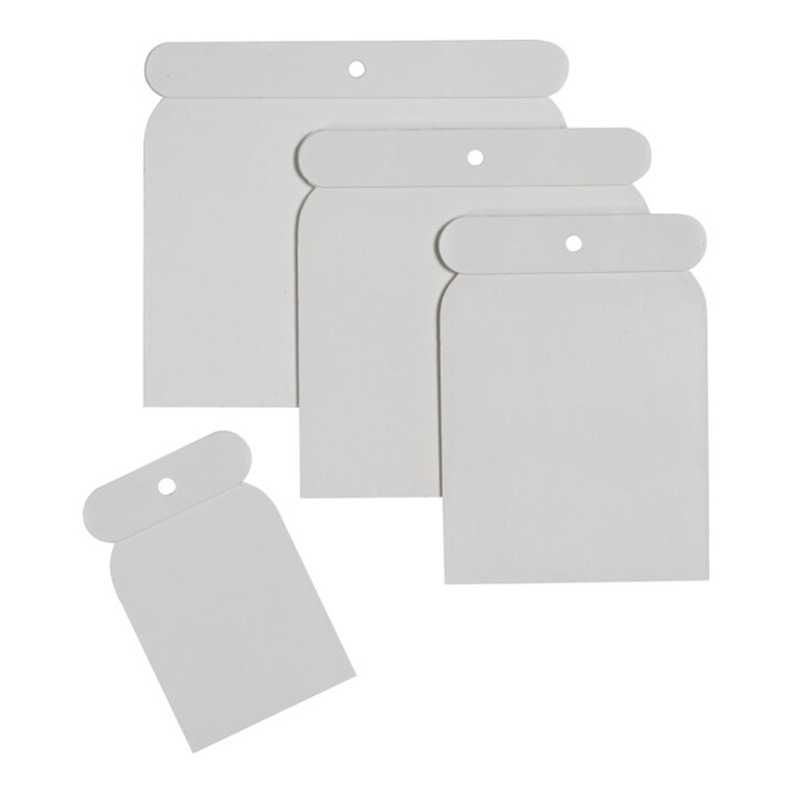 Jeu de spatules japonaises 4-pces je 1 spatule 50/80/100/120 mm l. plastique dan