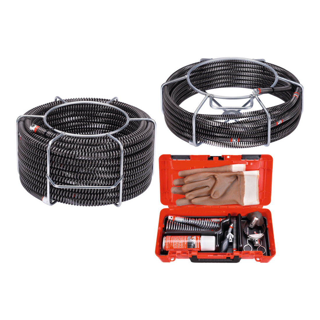 Jeu de spirales/d'outils 16 pièces avec spirales standard 16 - 22 mm ROTHENBERGE