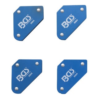 Jeu de supports magnétiques mini 45° - 90° - 135° 4 pièces BGS