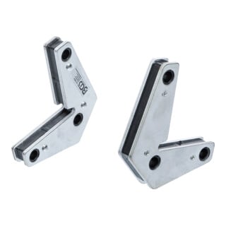 Jeu de supports magnétiques puissants forme en L 2 pièces BGS