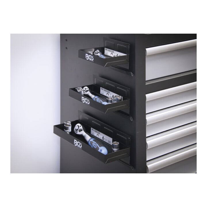 Jeu de tablettes magnétiques 150 / 210 / 310 mm 3 pièces BGS