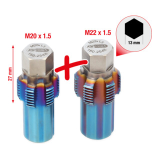 Jeu de tarauds avec boulon de guidage pour capteurs KS Tools 2 pcs