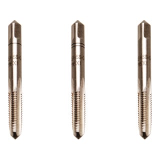 Jeu de tarauds pré-taraud et filière HSS-G M6 x 1,0 3 pièces BGS