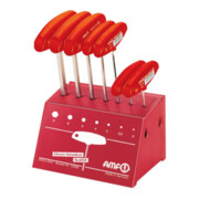Jeu de tournevis AMF 7 pcs. 6KT avec pied d'atelier avec poignée croisée