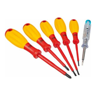 Jeu de tournevis avec isolation de protection 810/6VDE HAZET