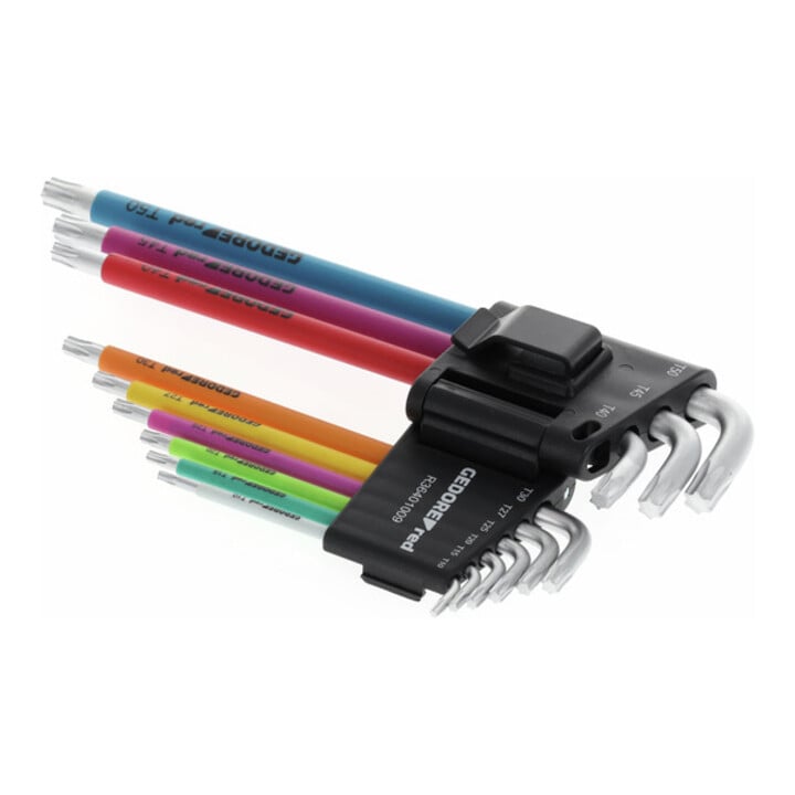 Jeu de tournevis coudés Gedore R36401009 TX T10-50, 9 pcs