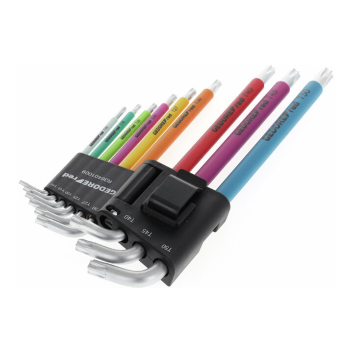 Jeu de tournevis coudés Gedore R36401009 TX T10-50, 9 pcs