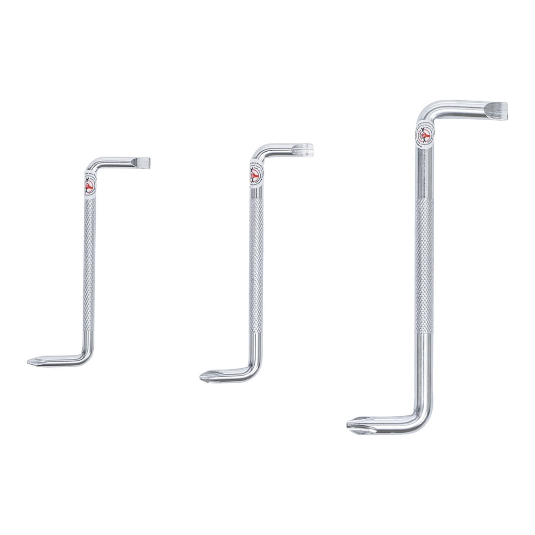 Jeu de tournevis coudés plats/cruciformes 3 pièces BGS Do it yourself