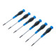 Jeu de tournevis de précision 6 pièces BGS-1