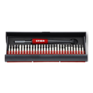 Jeu de tournevis de précision STIER, 29 pièces