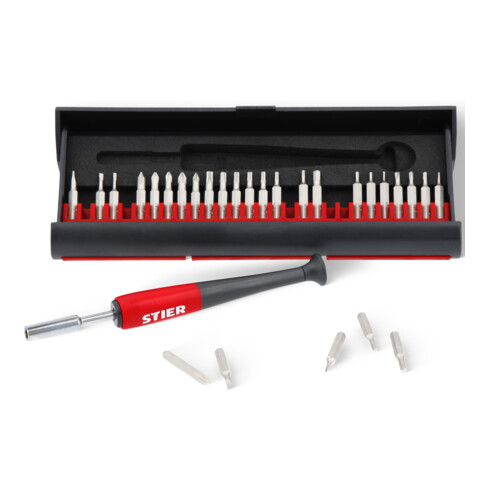 Jeu de tournevis de précision STIER, 29 pièces