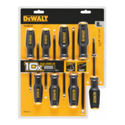Jeu de tournevis DEWALT MAXFIT 8 pièces à lame fixe DWHT65102-0-4