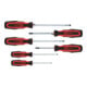 Jeu de tournevis ERGOTORQUEplus, 6 pcs., Fente+PH