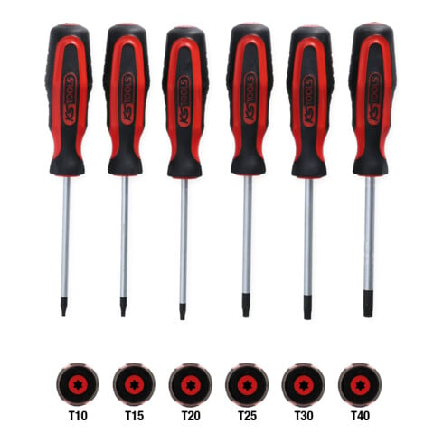 Jeu de tournevis ERGOTORQUEplus, 6 pcs., Torx