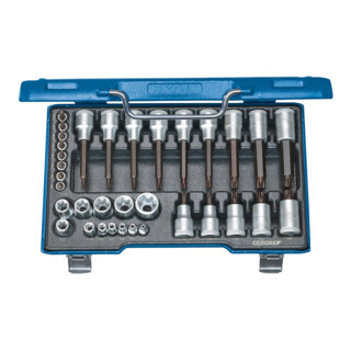 Jeu de tournevis Gedore 1/2''+1/4'' 34-tlg TX