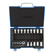 Jeu de tournevis Gedore 1/2''+1/4'' 34-tlg TX
