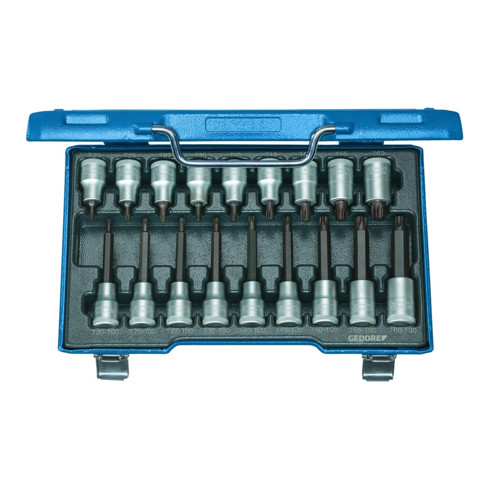 Jeu de tournevis Gedore 1/2'' 18-tlg à l'intérieur du Torx T20-60