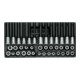 Jeu de tournevis Gedore 3/8'' dans le module 1/3 ES