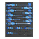 Jeu de tournevis Gedore dans le module Check-Tool, 15 pcs