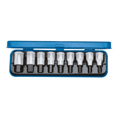 Jeu de tournevis Gedore IN 19 PM 1/2" 9 pièces 5-17 mm pour femelle à six pans