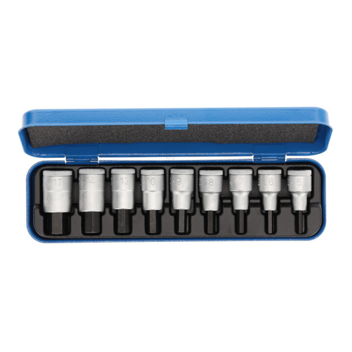 Jeu de tournevis Gedore IN 19 PM 1/2" 9 pièces 5-17 mm pour femelle à six pans