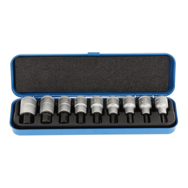 Jeu de tournevis Gedore IN 19 PM 1/2" 9 pièces 5-17 mm pour femelle à six pans