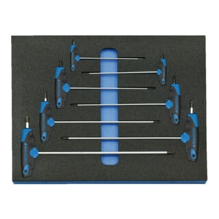 Jeu de tournevis Gedore offset dans le module Check-Tool, 7 pcs.