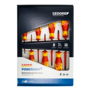 Jeu de tournevis Gedore VDE 7 pcs IS 2.5-6.5 PH 0-2-2