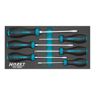 Jeu de tournevis HEXAnamic® 163-184/6 HAZET