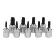 HOLEX Jeu de douilles tournevis pour Torx, carré 1/4 pouce 9 pièces-1