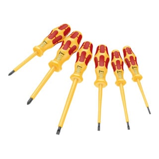 Jeu de tournevis Kraftform Wera 1060 i/1062 i/6 VDE, 6 pièces