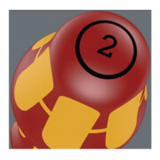 Jeu de tournevis LD45 l.185xP.385xH.30mm 1/3 module à outils 7-pcs. VDE fentePH-4