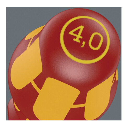 Jeu de tournevis LD45 l.185xP.385xH.30mm 1/3 module à outils 7-pcs. VDE fentePH