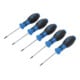 Jeu de tournevis Profil T (pour TX) avec perçage T6 - T10 5 pièces BGS-1