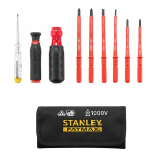 Jeu de tournevis Stanley Multi-Bit 1000V