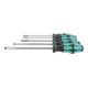 Jeu de tournevis Wera 335 et 334 avec manche Kraftform, 5 pièces-1