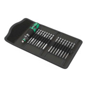 Jeu de tournevis Wera KK 60 17 pièces avec lames interchangeables, pochette pliable
