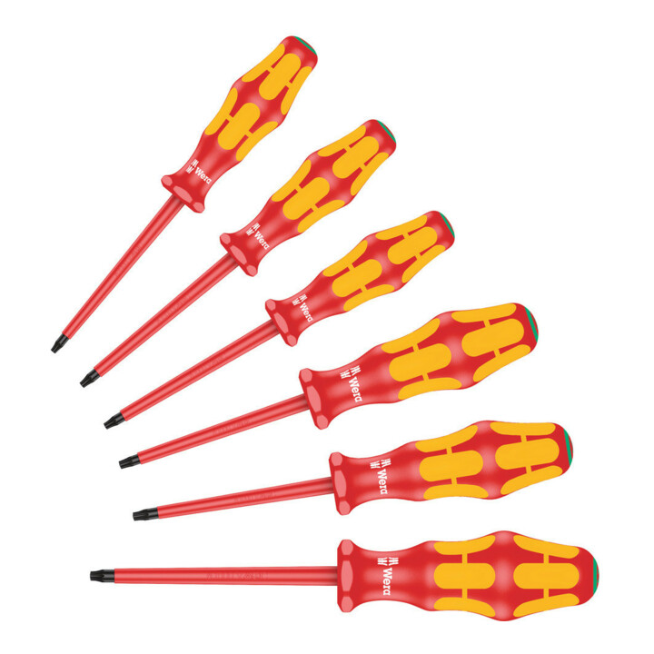 Jeu de tournevis Wera Kraftform Plus Série 167 i/6 100, 6 pièces