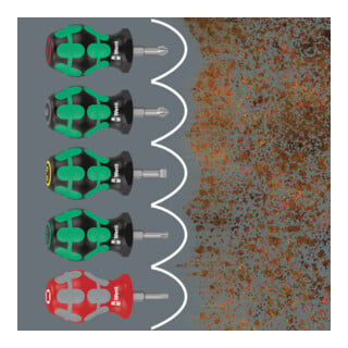 Jeu de tournevis Wera Stubby Set 2, 5 pièces