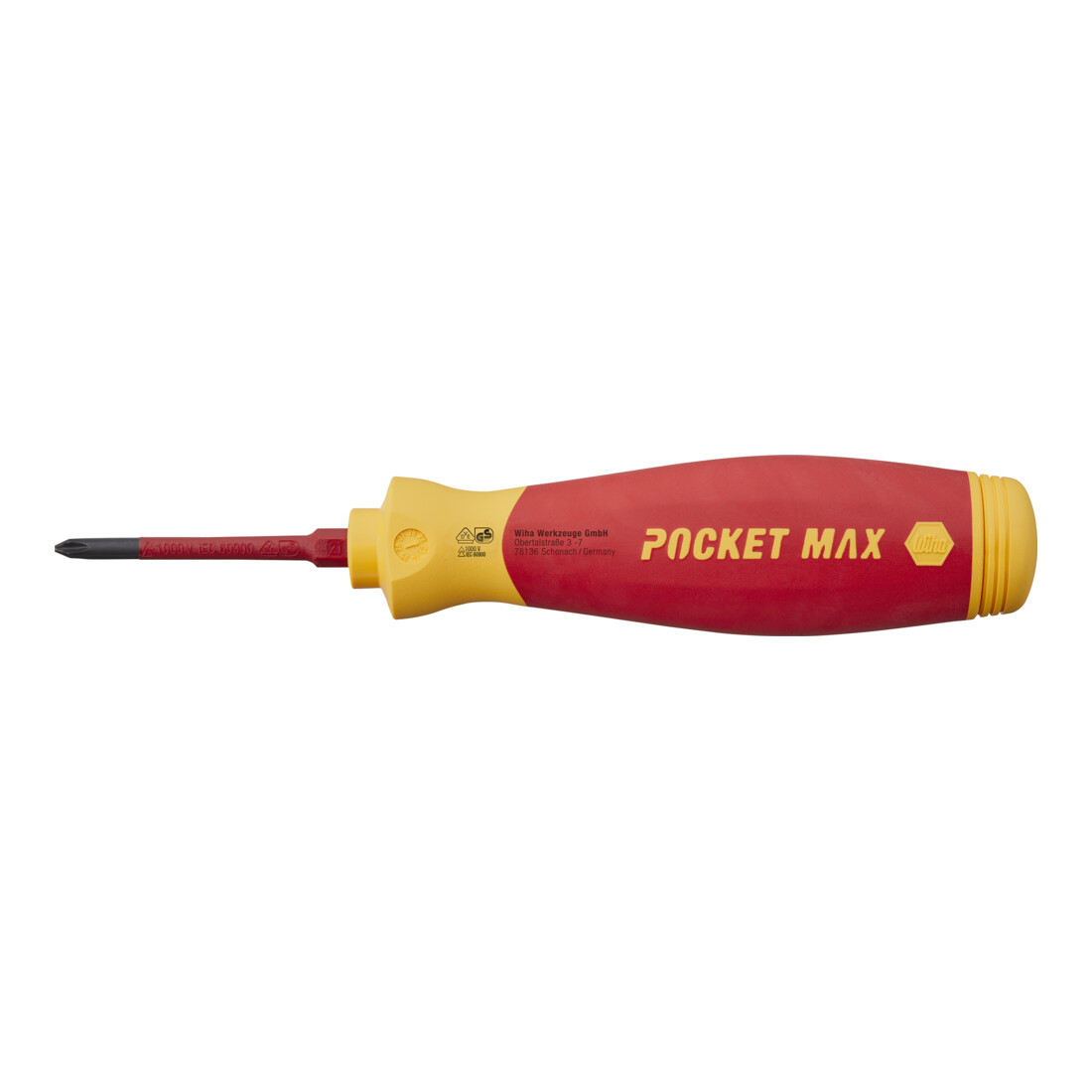 Jeu de tournevis Wiha 45296 PocketMax electric avec kit d'embouts à ranger 4 pcs