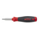 Jeu de tournevis Wiha PocketMax 8 pces avec jeu d'embouts escamotable (45292) I Jeu de tournevis magnétiques 1/4" avec magasin d'embouts I Fente / Phillips / Pozidriv / TX-1