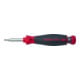 Jeu de tournevis Wiha PocketMax 8 pces avec jeu d'embouts escamotable (45292) I Jeu de tournevis magnétiques 1/4" avec magasin d'embouts I Fente / Phillips / Pozidriv / TX