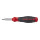 Jeu de tournevis Wiha PocketMax 8 pces avec jeu d'embouts escamotable (45292) I Jeu de tournevis magnétiques 1/4" avec magasin d'embouts I Fente / Phillips / Pozidriv / TX-2