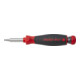 Jeu de tournevis Wiha PocketMax 8 pces avec jeu d'embouts escamotable (45292) I Jeu de tournevis magnétiques 1/4" avec magasin d'embouts I Fente / Phillips / Pozidriv / TX