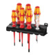 Jeu de trournevis 05006480001 VDE 7 pcs.fente/PH/PZD lame ronde, manche de force