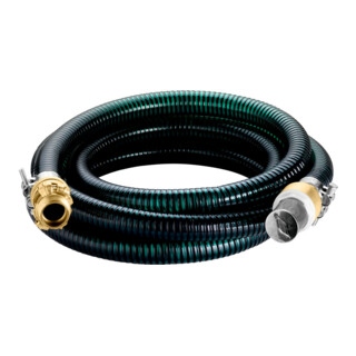 Jeu de tuyaux d'aspiration Metabo avec raccords en laiton 4 m, 1" (25 mm)