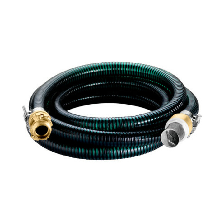 Jeu de tuyaux d'aspiration Metabo avec raccords en laiton 4 m, 1" (25 mm)